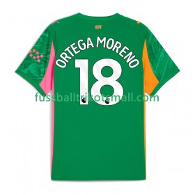 Fußballtrikots Manchester City ORTEGA MORENO 18 Torwart 2025-2026 Kurzarm Heimtrikotsatz kaufen